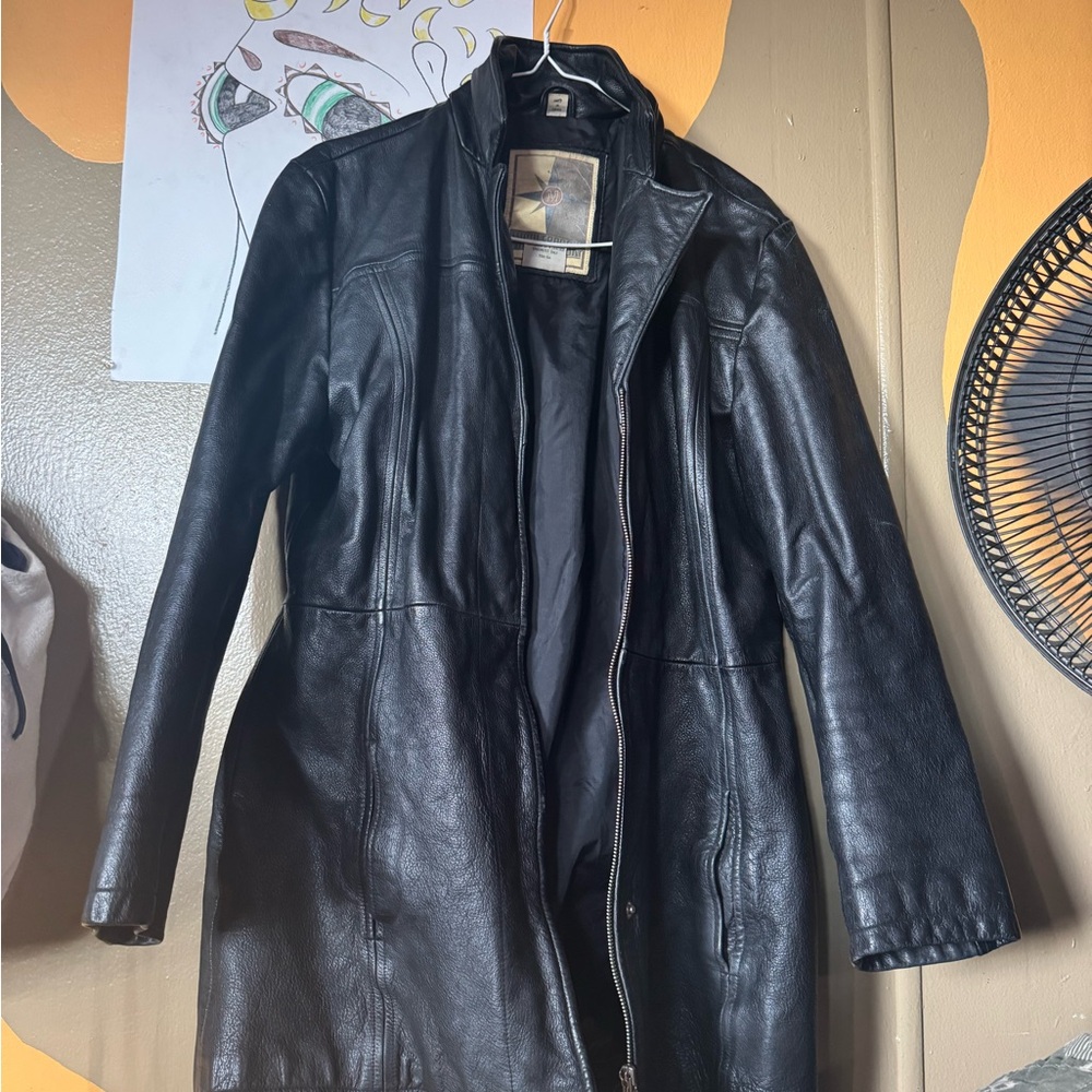 Women's Black Leather Jacket